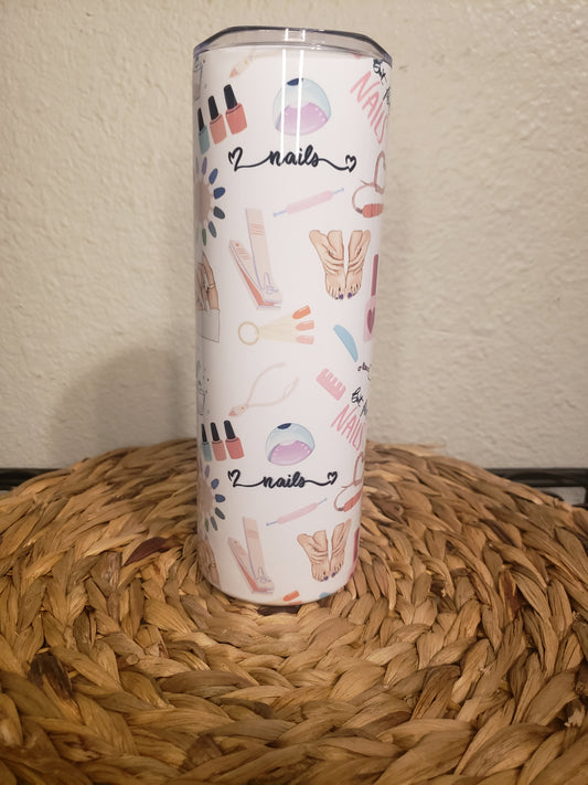 Nail Girly 20oz Tumbler
