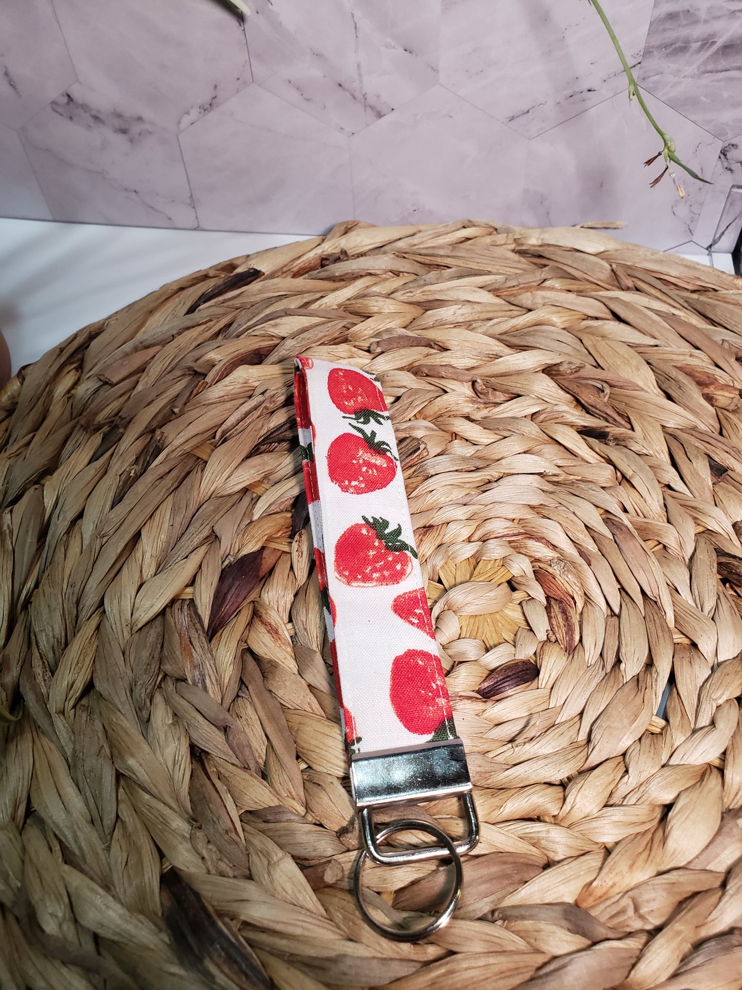 Strawberry Wristlet Strap