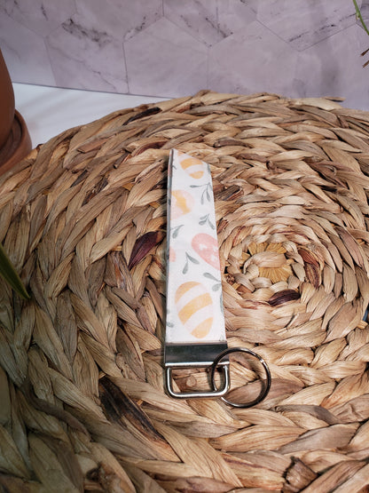 Pastel Egg Wristlet Keychain