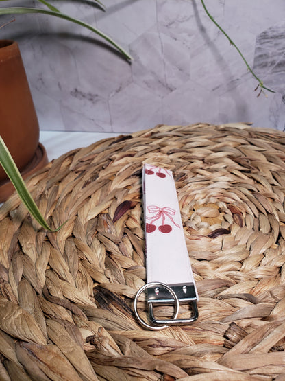 Cherry Coquette Wristlet Keychain