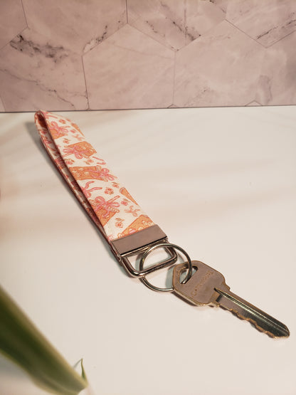 Ice Coffee Coquette Cotton Wristlet