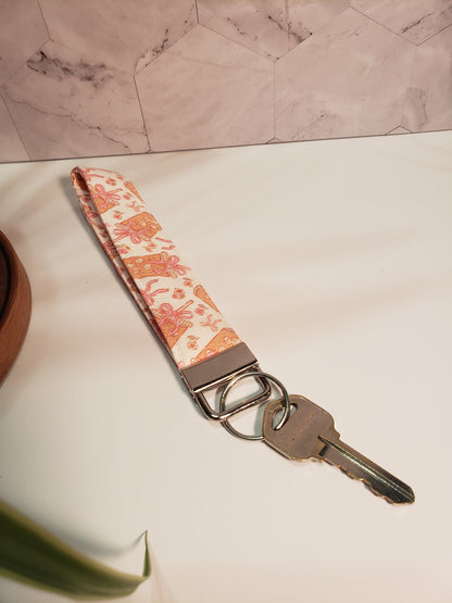 Ice Coffee Coquette Cotton Wristlet