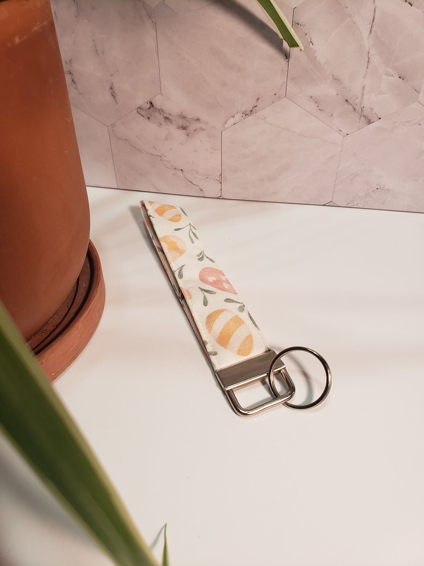 Pastel Egg Wristlet Keychain