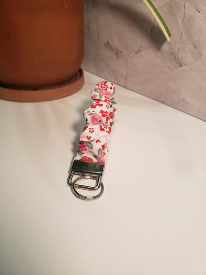 Floral Scrunchie Wristlet