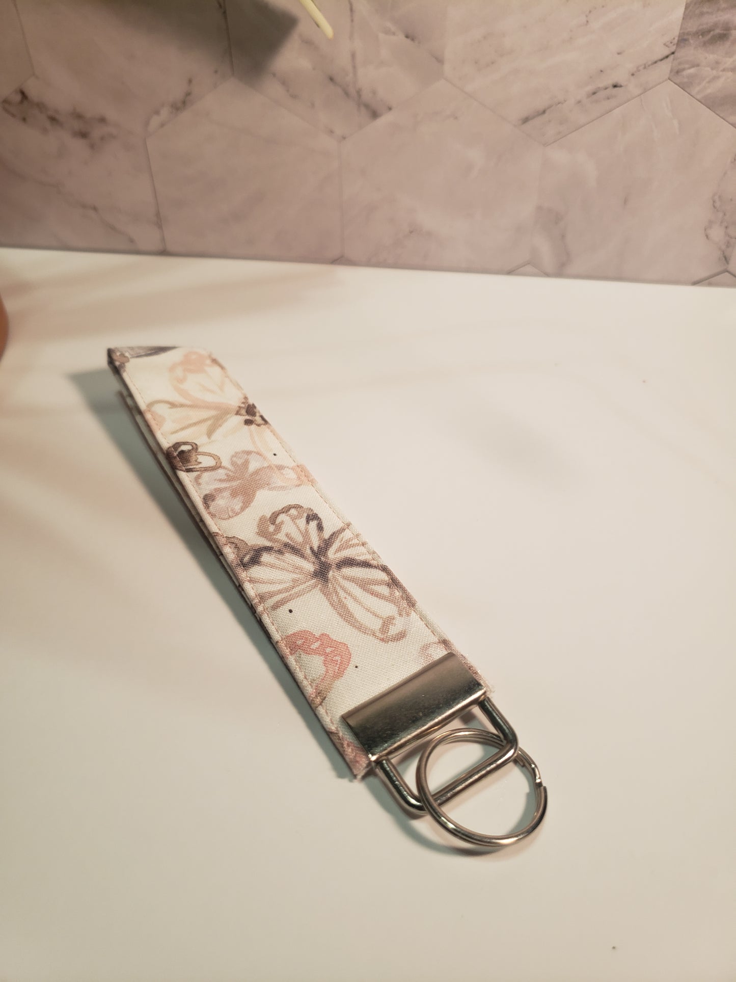 Butterfly Cotton Wristlet Strap