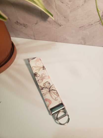 Butterfly Cotton Wristlet Strap