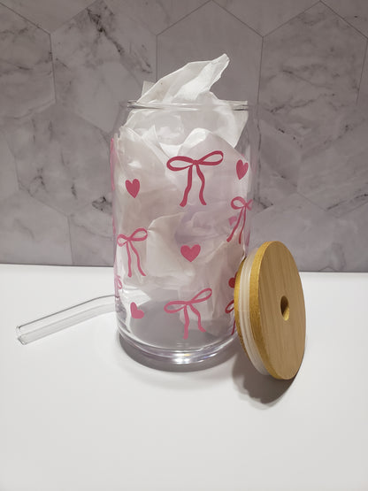 Coquette 16 oz Glass Can