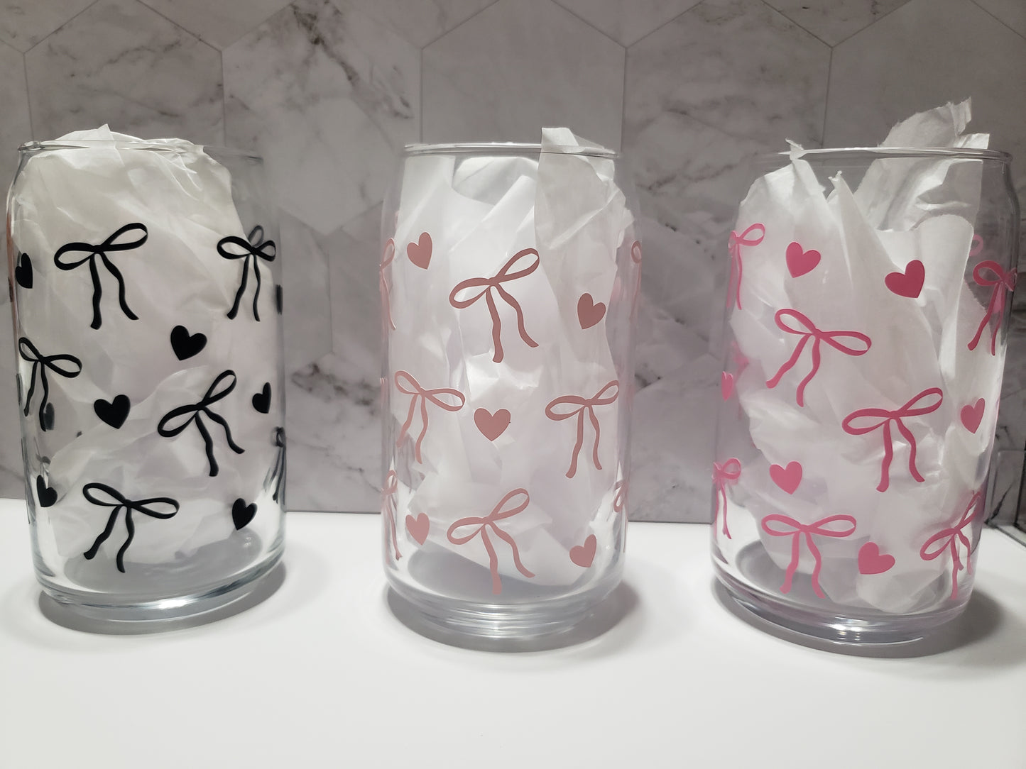 Coquette 16 oz Glass Can