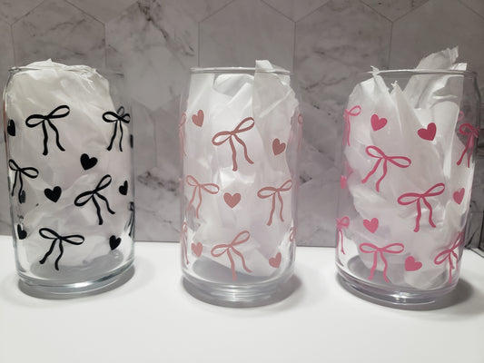 Coquette 16 oz Glass Can