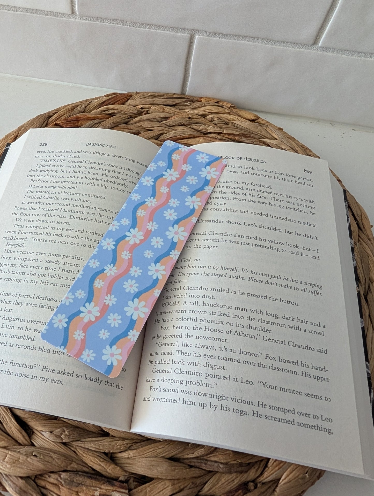 Groovy Floral Bookmark